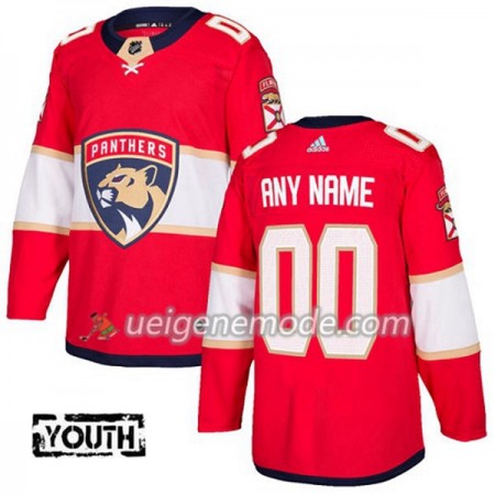 Kinder Eishockey Florida Panthers Custom Adidas 2017-2018 Rot Authentic
